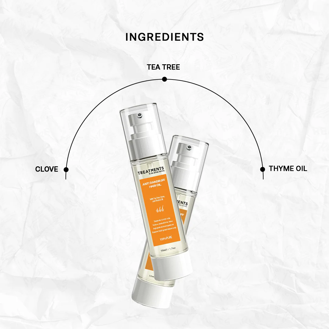 Anti Dandruff Oil - With Tea Tree, Clove, and Thyme Oil - Image 3