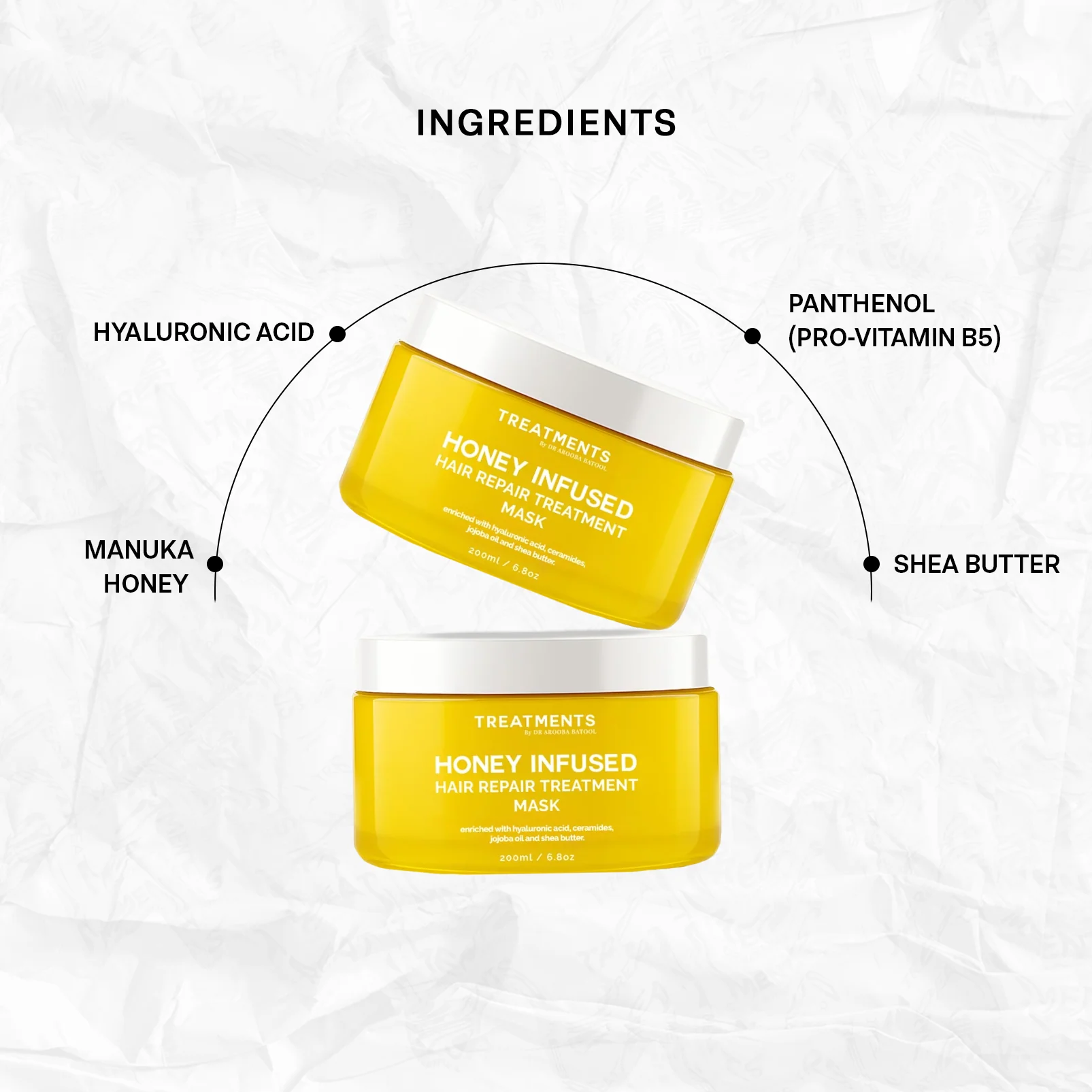 Honey Infused Hair Repair Treatment Mask - Image 3