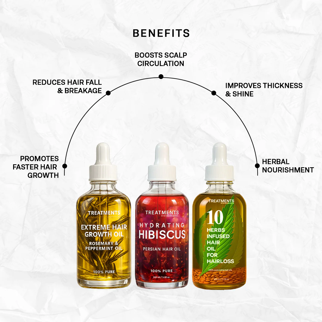 Nourishing Hair Trio Bundle: 3-Oil Bundle for Healthy, Vibrant Locks - Image 3